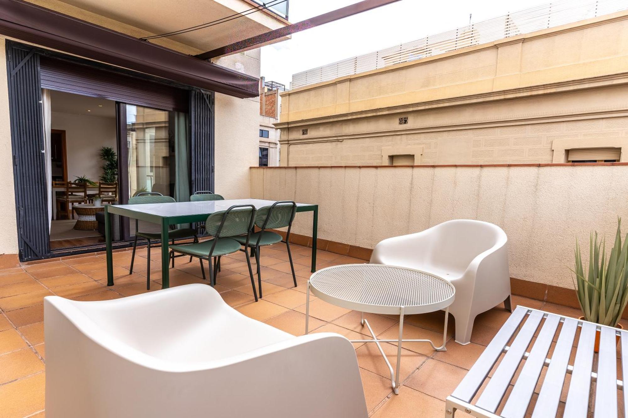Centrico Apartamento Con Terraza برشلونة المظهر الخارجي الصورة
